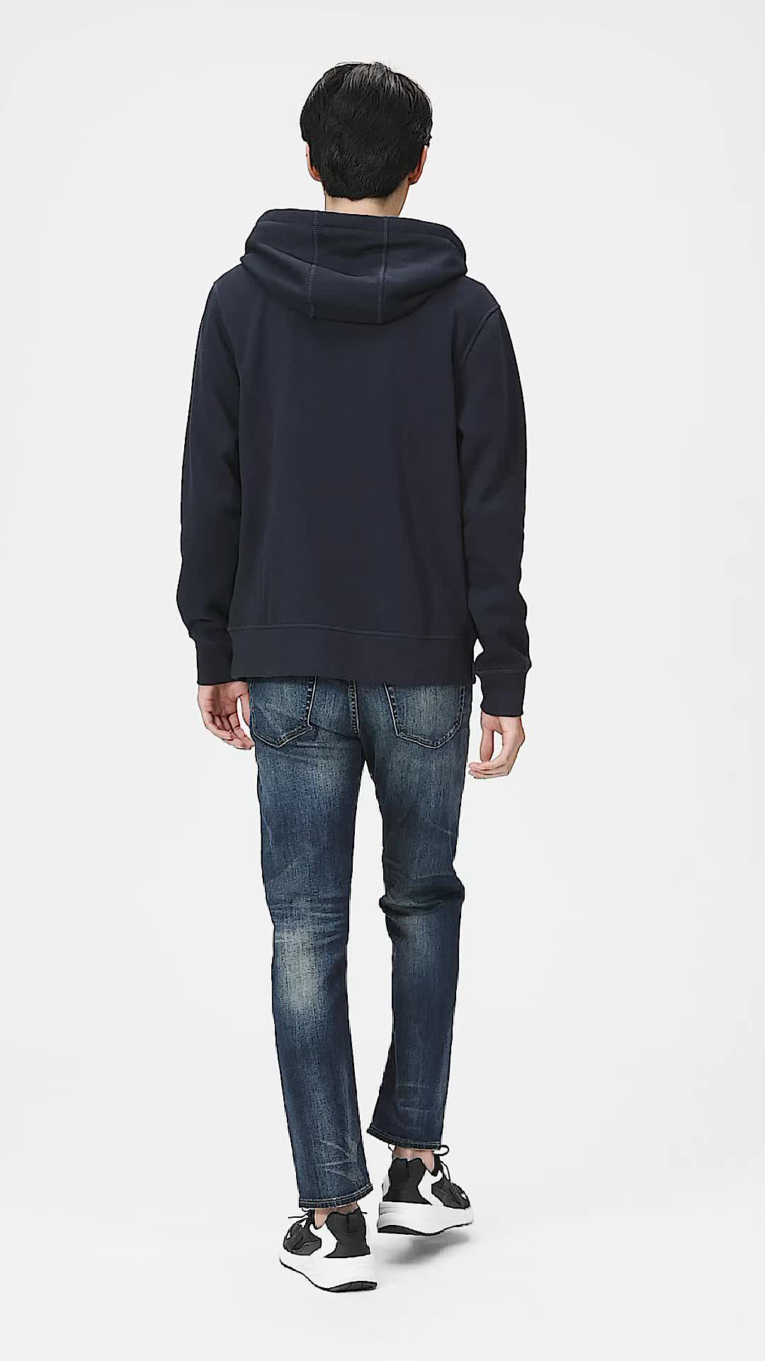 Amazon.co.jp: [Amazon Essentials] パーカー ジップアップ 裏起毛