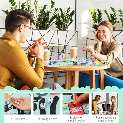 Couple Games for Adults Adultopoly Board Game Board Games for Couples Adultopoly Board Game Night for Couples Couple Board Game Board Game Props to Heat Up the Feelings - Image 3