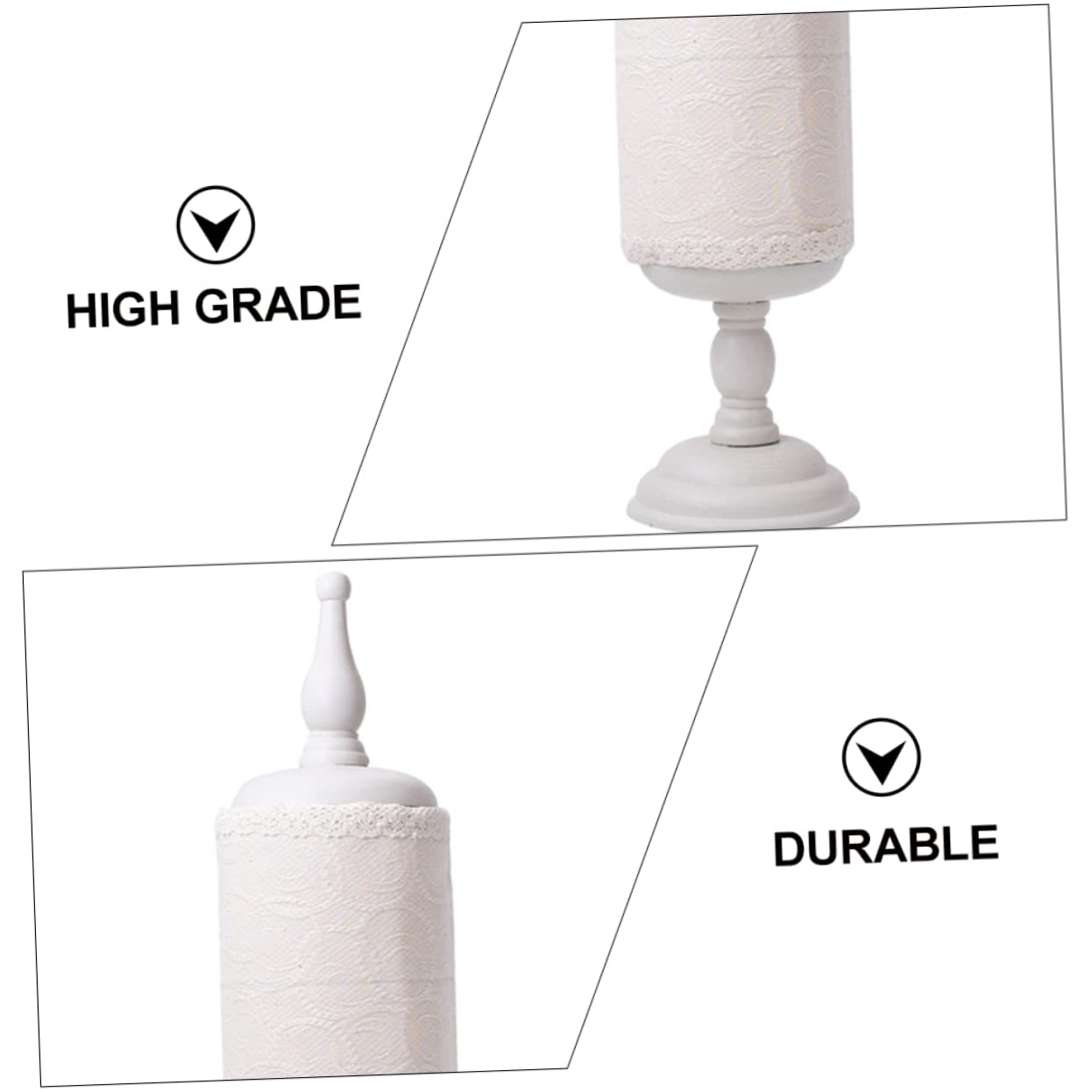 minkissy Soporte Vertical Para Diademas y Accesorios De Cabello Organizador Elegante De Encaje Para Tocados Exhibidor De Joyería Para Mesa De Maquillaje y Ferias
