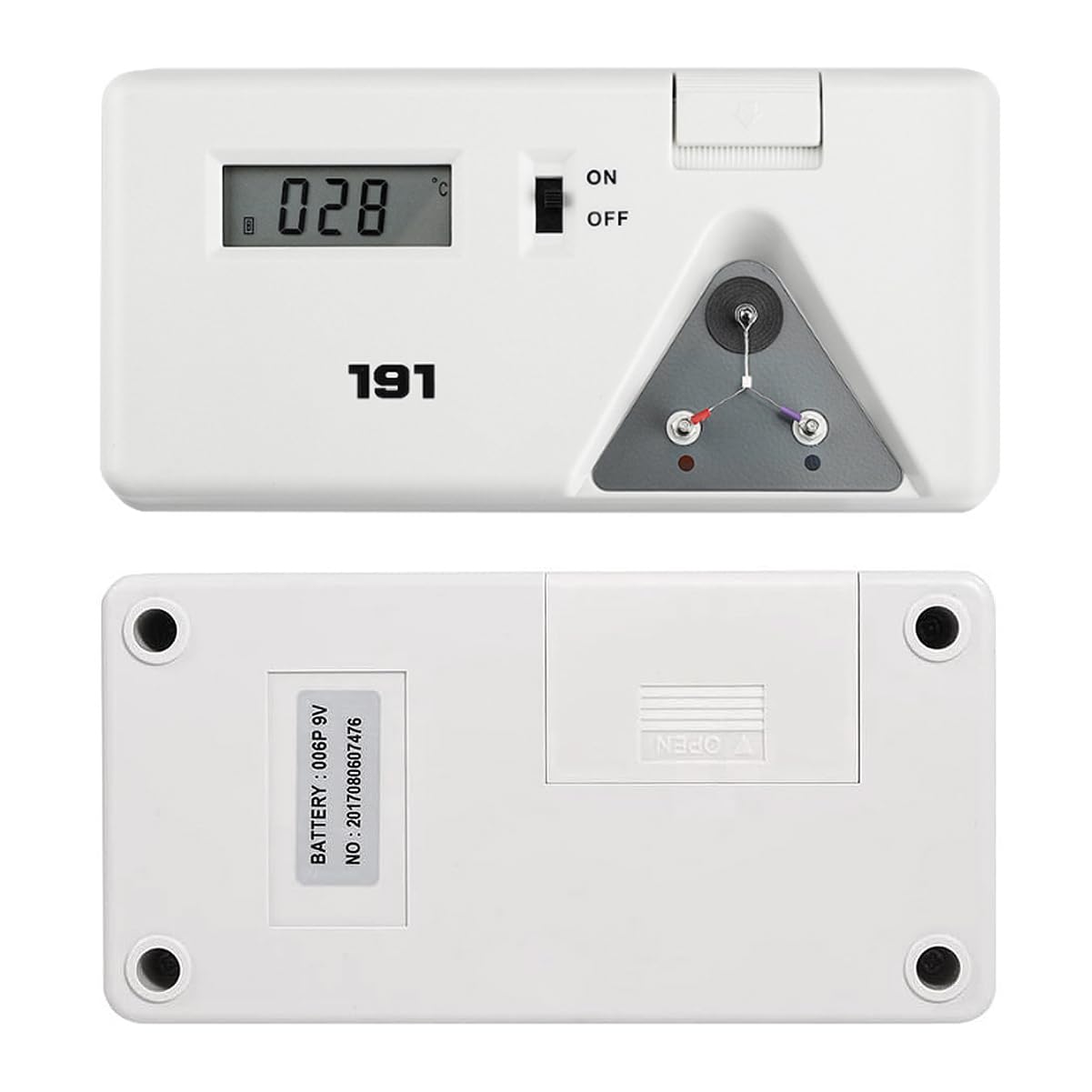 Thermomètre pour Pointe À Souder, 0-600 °C (1200 °F) Testeur Numérique de Température de Soudage Thermomètre Électronique Portable pour Pointe À Souder Avec Batterie, pour Station de Soudage
