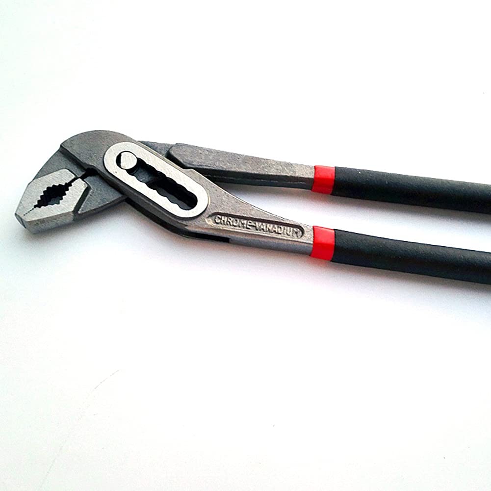 Szczypce do pomp wodnych 1 szt. 8"/10"/12" stalowe szczypce do pomp wodnych uniwersalny uchwyt klucza do rur narzędzia ręczne dla hydraulików proste szczęki (rozmiar (cale): 12 cali)