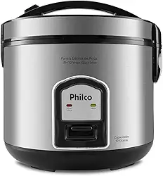 PANELA DE ARROZ PH10P VISOR GLASS INOX 127V