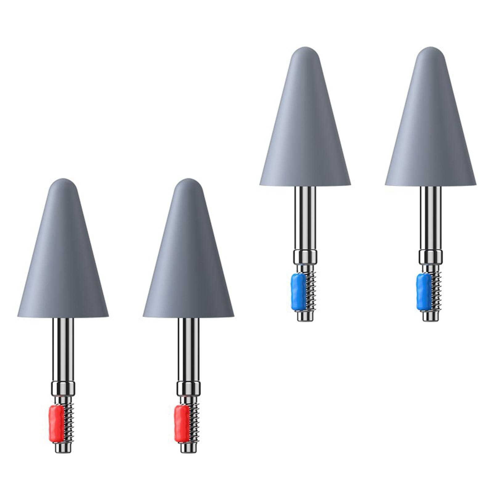 4Pcs Replace Pencil Tips Spare Nibs Stylus for MPencil 2Pcs Red 2Pcs Blue|4 Pcs Pencil Tips(Options)| Tablet & eBook Accs| Tablet & eBook Reader Accs |Computers/Tablets & Networking-image-38