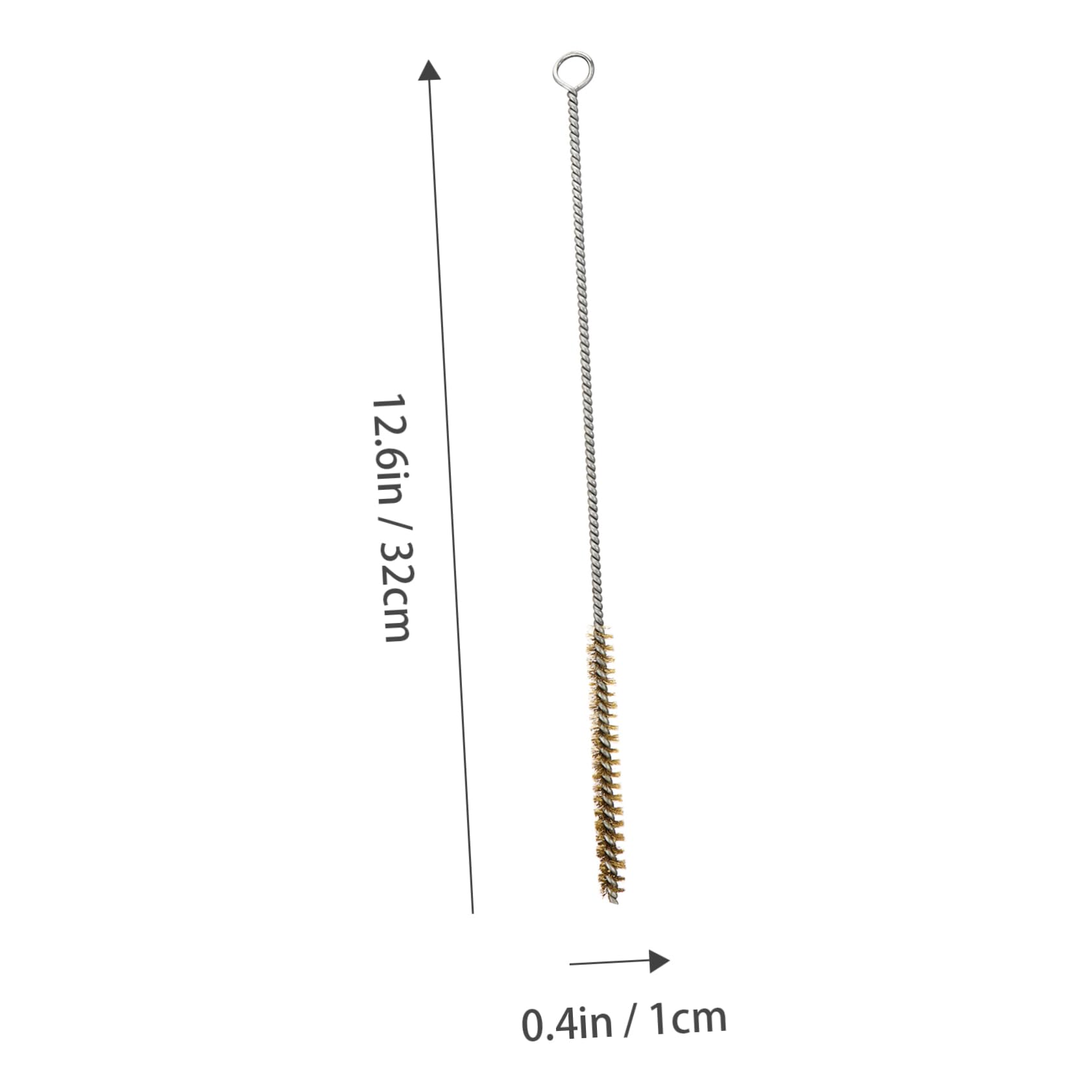 CIYODO Anti Static Record Brush for Narrow Spaces Copper Wire Tube Brush Wire Scratch Brushes