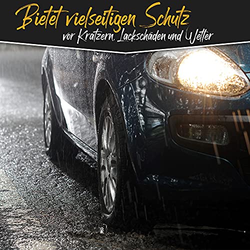 LACKSCHUTZSHOP Lackschutz-Folie - Selbstklebende Schutz-Folie für Auto, Fahrrad, Motorrad u. v. m. - Klebefolie - Transparent - 140 x 1000 mm - 150µm