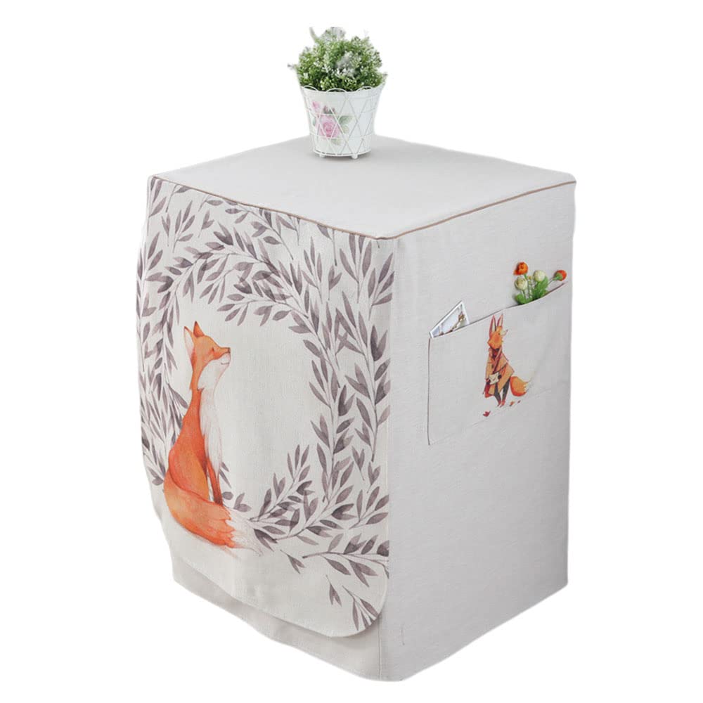 Odot Washer Dustproof Cover Front Load, Washing Machine Dryer Protector Sunscreen Waterproof Tumble Dryer Case Protective Cover For Most Front Loadi (M-capacity 8~10kg,red Blue - View #10