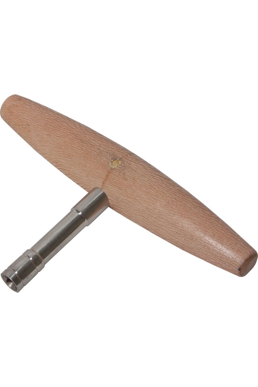 MID-EAST ROOSEBECK HARP TUNING KEY, LACEWOOD - MEDIUM