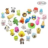 Easter Day Gifts, 30 Pack Premium Novelty Animal Erasers Collectible Set of Adorable Japanese Style, Amazing Variety with No Duplicates, Best Puzzle Toys for Kids Party (Animal Erasers 30 Pack)
