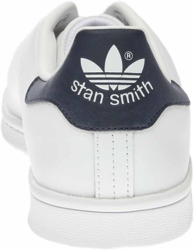 adidas Originals Men's Stan Smith Sneaker Core White/Core White/Dark Blue 4
