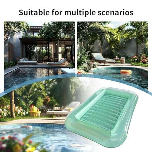 Lit gonflable de piscine ergonomique pour soulager les cervicales
