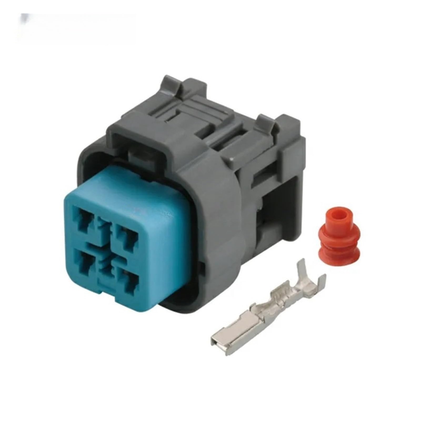 Amazon | 4 ピン 6189-6887 メス シールド ワイヤ コネクタ(5pcs
