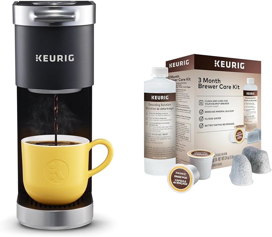 Keurig KMini Plus Single Serve KCup Pod Coffee Maker & 3
