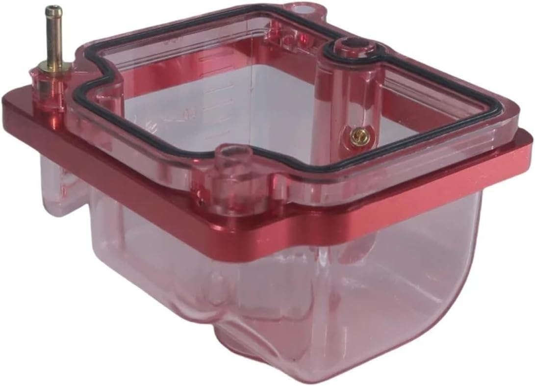 Universal Motorcycle Carburetor Transparent Float Bowl Bottom Oil Cup Lower Cover For PWK KSR OKO KOSO Dirt Bike(Bule)