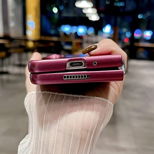 Coque Samsung Z Fold 3 rigide bleu sierra protection 2 en 1