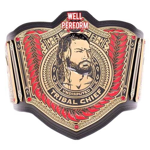 Roman Reigns Undisputed TRIBAL CHIEF Wrestling Championship Title Belt Replica - Adult Size