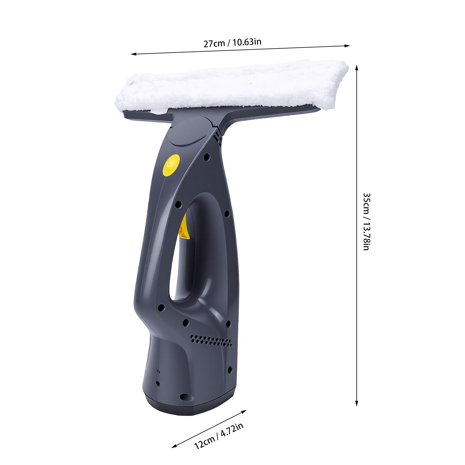 Pulitore per Vetri Portatile con Lavavetri Elettrico | IPX4, Tergicristallo Motorizzato, Alloggiamento in PP, Versatile per le Piastrelle dello Specchio della Doccia
