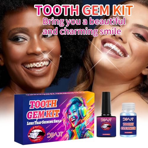 Image of DIY Tooth Gem Kit, Sparkling Crystals, 2025 New Tooth Gem, DIY Crystals Jewelry Teeth, Professional Fashionable Teeth Jewelry Starter Kit (A)