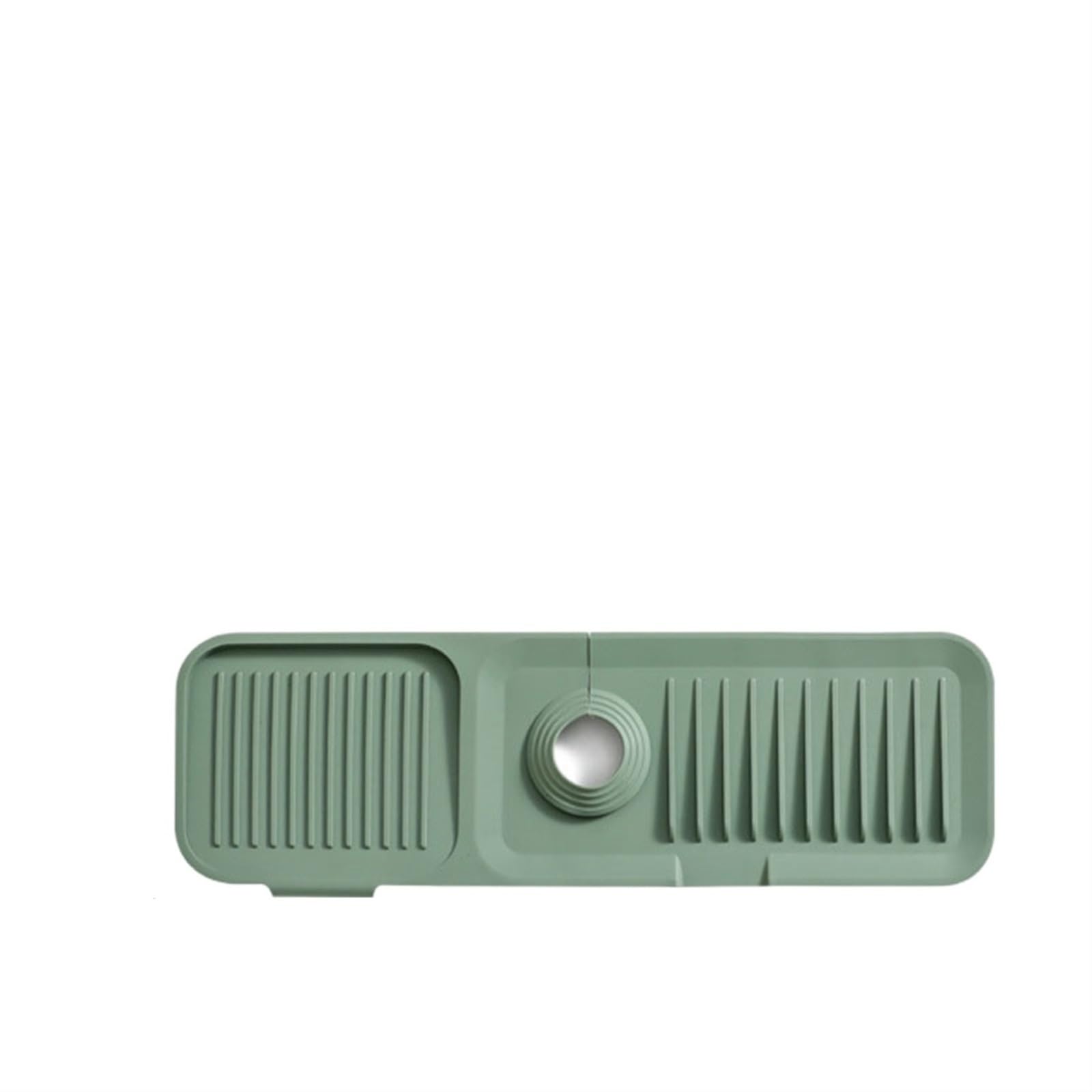 Alfombrillas para fregadero verde oscuro: protector de grifo antisalpicaduras 1