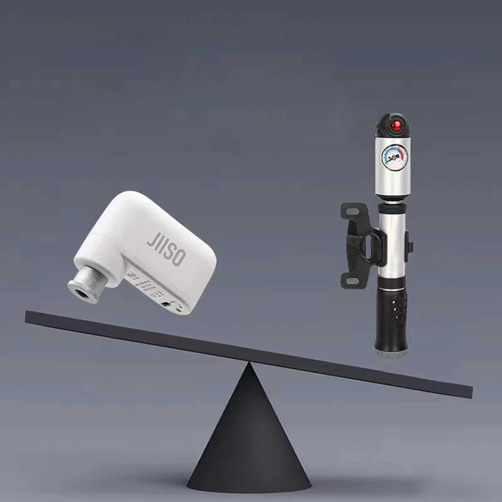 Minibomba Eléctrica, Bomba de Aire para Bicicleta Eléctrica, Inflador de Neumáticos Recargable de 100 PSI, Bomba Portátil para Inflar Balones, Negro