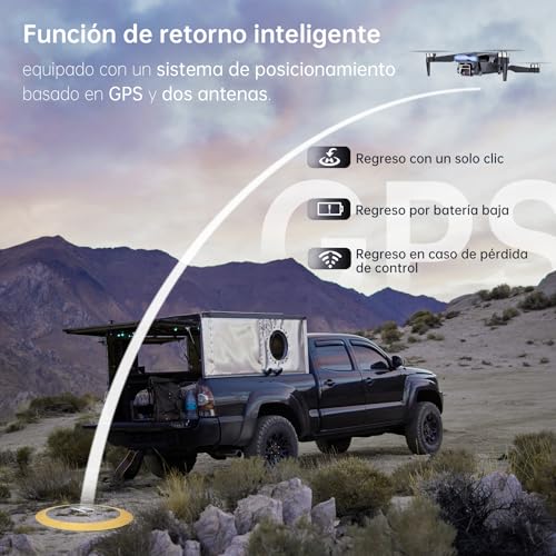Miniatura 3 de Dron GPS con Cámara 4K HD para Adultos - NAFYRE N11 PRO: 90 min de vuelo, seguimiento automático, retorno autónomo, motor sin escobillas, transmisión 5G FPV - Ideal para principiantes