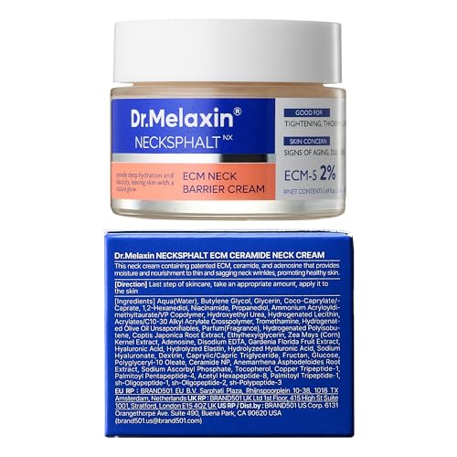 Dr.Melaxin Necksphalt ECM Barrier Cream for Anti-Aging Neck Skin, Tightening Wrinkles for an Even Skin Tone and Neck Lift, 1.69 fl oz (50ml) - Image 8