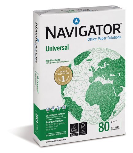 Navigator Universal A4 blanco 80 g/m² 5 paquetes x 5 paquetes cada paquete