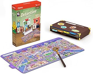 Osmo - Detective Agency - Ages 5-12 - Solve Global Mysteries - Educational Learning Games - STEM Toy Gifts for Kids 5 6 7 8 9 10 11 12 - For iPad or Fire Tablet (Osmo Base Required)