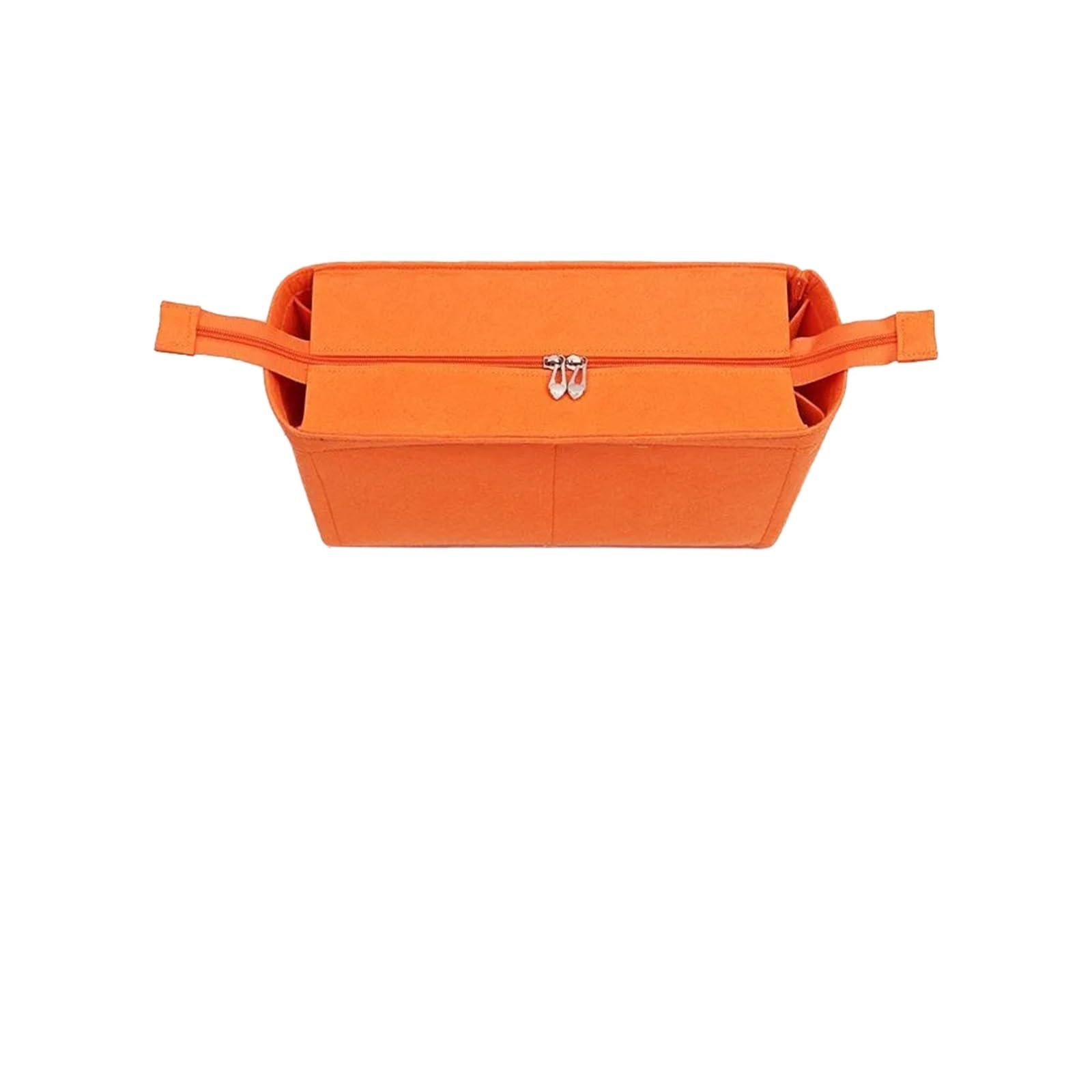 NJIEzhao Felt Handbag Insert Felt Insert Liner Purse Organiser Pouch Handbag Tote Bag Internal(L orange cover,1 piece)