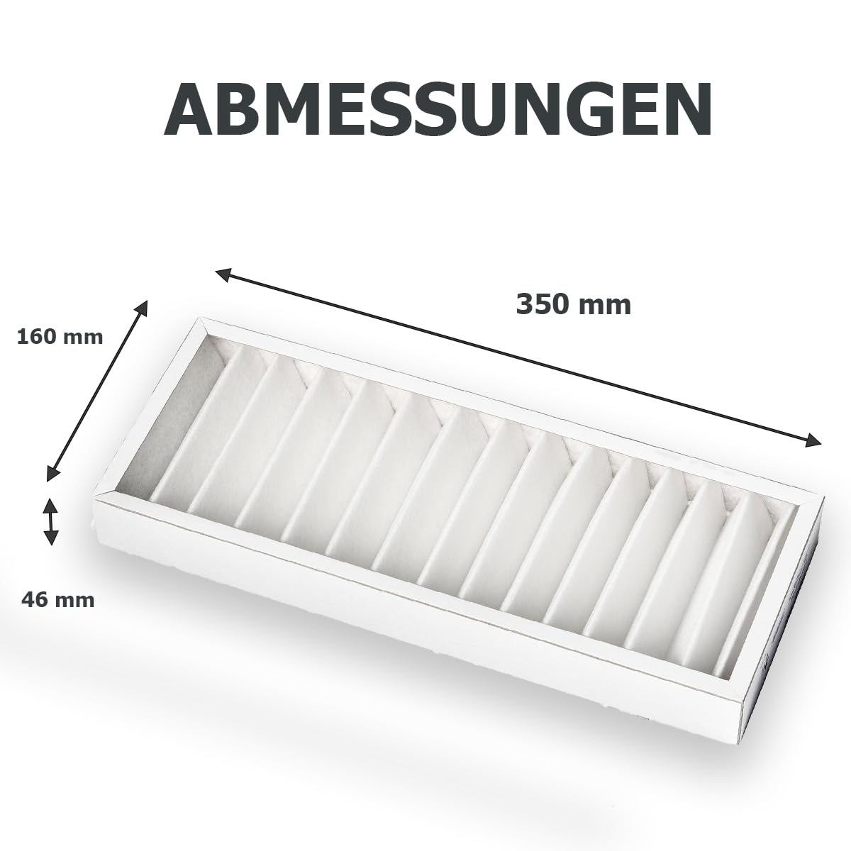 Filtri Per Ventilazione Pluggit Avent P300 - 2 Filtri G4 160x350x46mm, Sostituti Originali - Foto 8