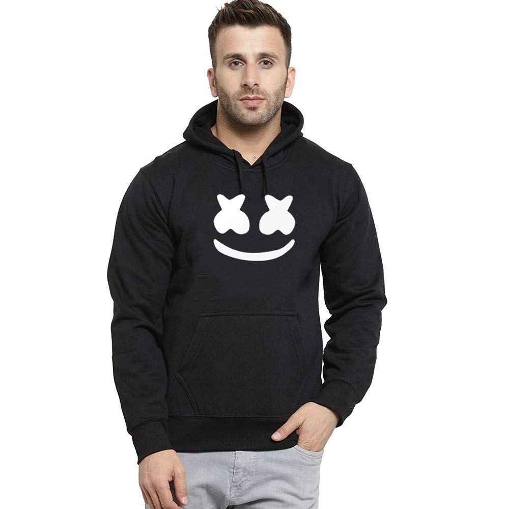 Buy PARCA Unisex Marshmellow Printed Cotton Hoodies Sweatshirt for