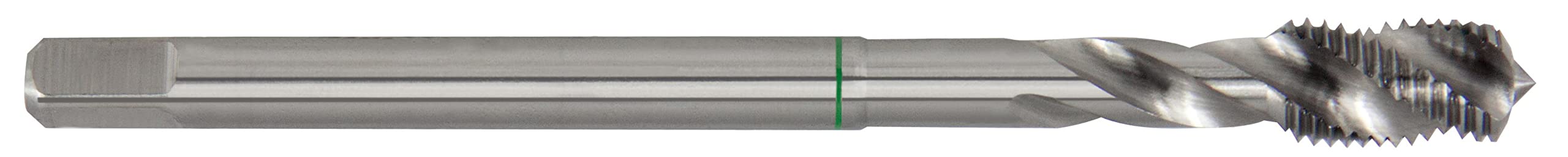Ruko HSSE-Co 5 Machine Tap, Ground, UNC, DIN 2183, Bright Finish, 7/8 inches Nominal Thread Size, 140.0 mm Length, Type C, R266078UNC