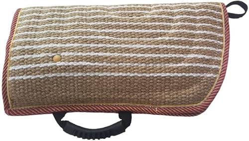 Miniatura 8 de Manga para mordeduras de perro, brazo de entrenamiento, yute, masticable, juguete para K9, trabajo perro, pitbull, pastor alemán, cachorros, perros