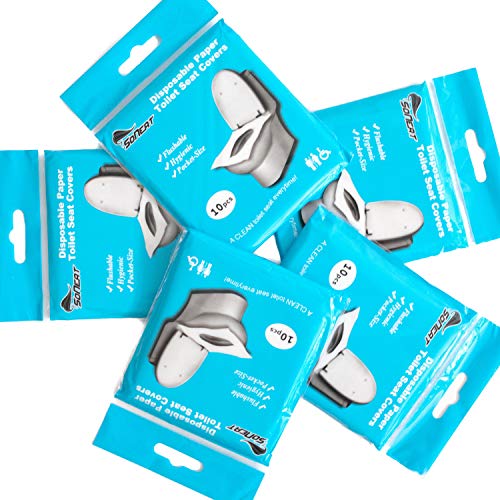 SoNeat Disposable Toilet Seat Covers - 50 Sheets of XL Sanitary Toilet Seat