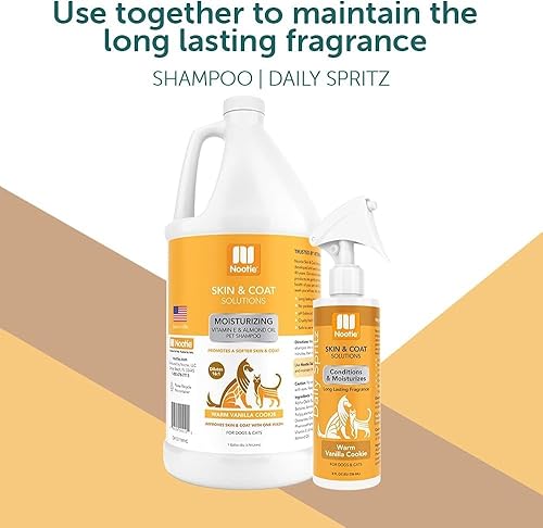 Miniatura 47 de Nootie - Champú para mascotas para pieles sensibles - Revitaliza la piel seca y el pelaje - Ingredientes naturales - Champú suave para perros