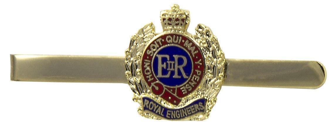 The Regimental Shop Men's Gold/Green/Red The Regital Shop Royal Engineers Tie Clip/Slide