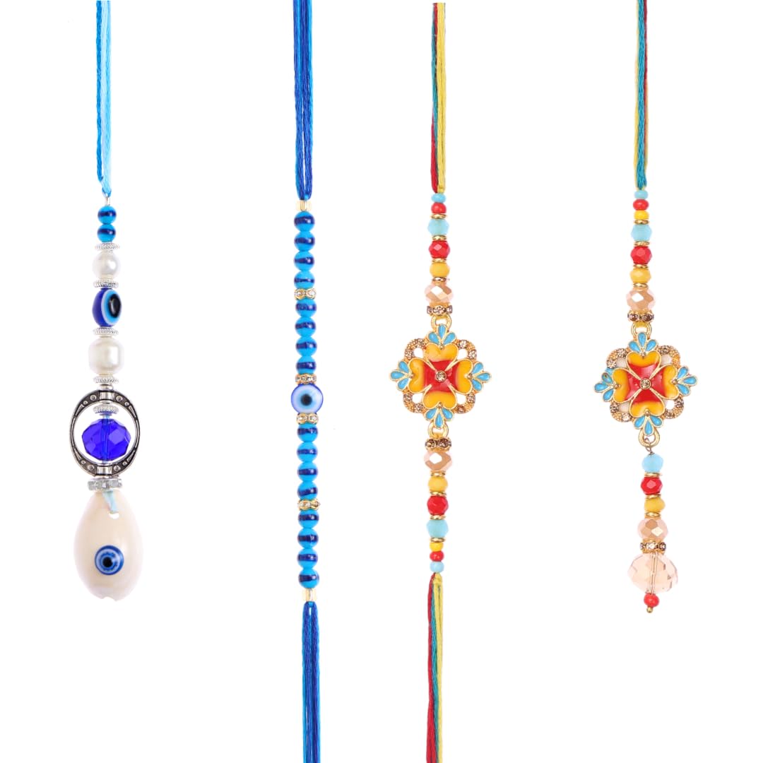 Fashion Frill Unisex Adult Rakshabandhan Rakhi For Brother And Bhabhi Set Combo Of 2 | Bhaiya Bhabhi Rakhi Set | Lumba Rakhi For Bhabhi (Golden) (B0D98CJHXK) Amazon Price History, Amazon Price Tracker