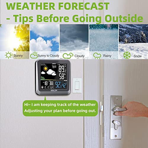 BALDR Wireless Weather Station, Wall Mount Indoor