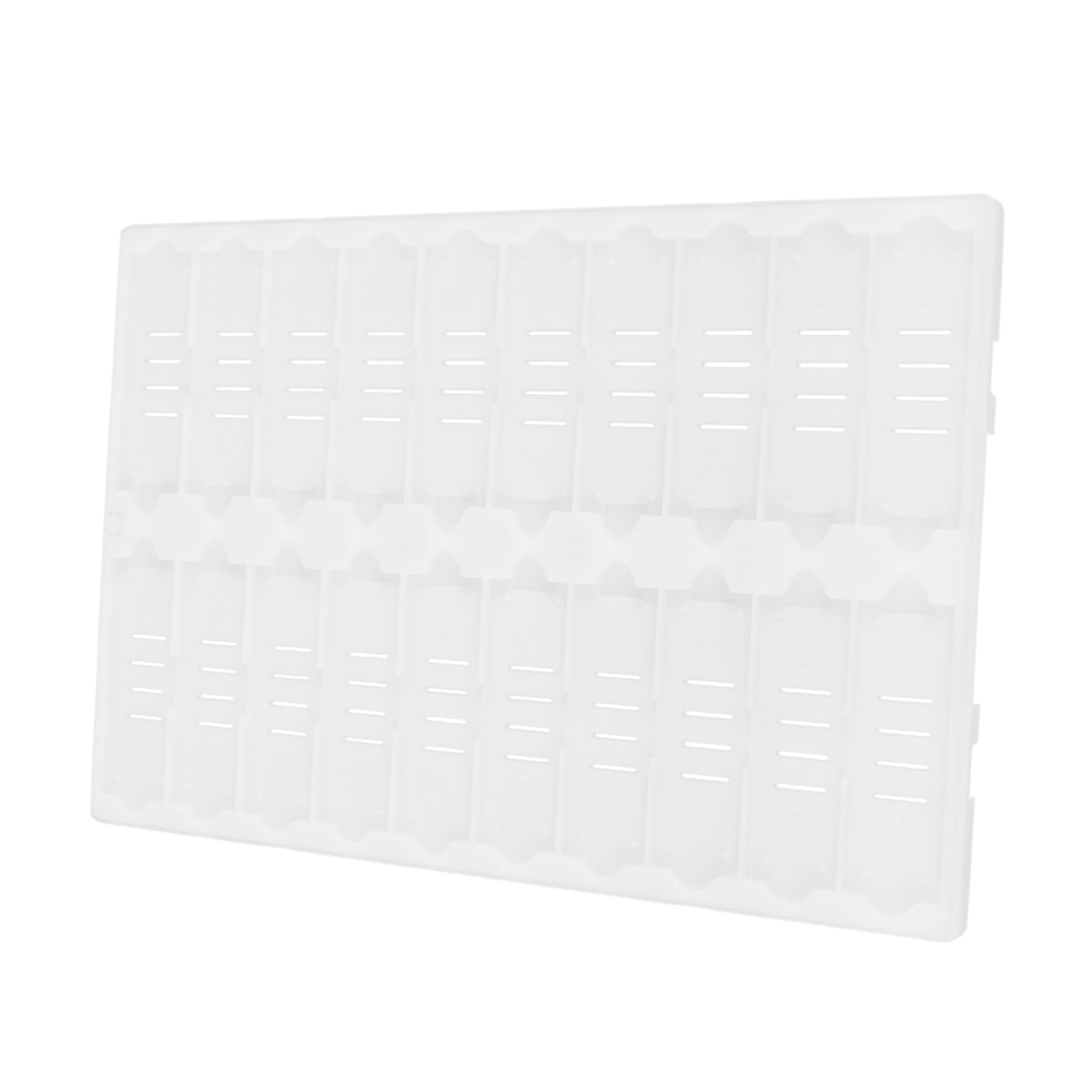 KICHOUSE Micro Slides Storage Rack Laboratory Tray Secure Design for Preventing Slides from Shifting