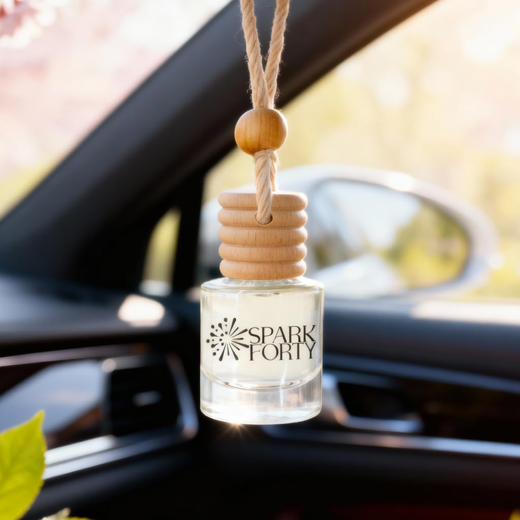 Spring Car Perfume Car Air Freshener 30-Day Luxury Hanging Diffuser Essential Oil Perfume Gift for Men Women Amber — view 2