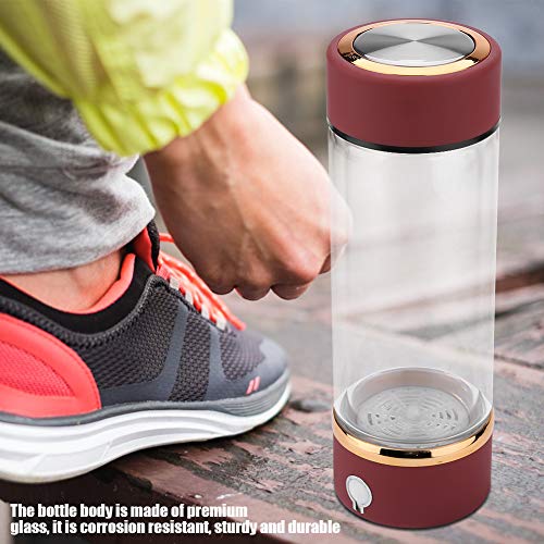DERCLIVE 420 ml Waterstof Rijke Water Cup Fles Draagbare USB Waterstof Ionisator Generator Maker - Image 4