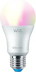 WiZ Lâmpada smart bulbo inteligente 800 lúmens 127V. Controle tudo por voz ou pelo celular, compatível com diversos assistentes de voz, incluindo Amazon Alexa