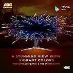 AOC C32G2 32" Curved Frameless Gaming Monitor FHD, 1500R Curved VA, 1ms, 165Hz, FreeSync, Height adjustable, 3-Year Zero Dead Pixel Policy, Black - Image 5