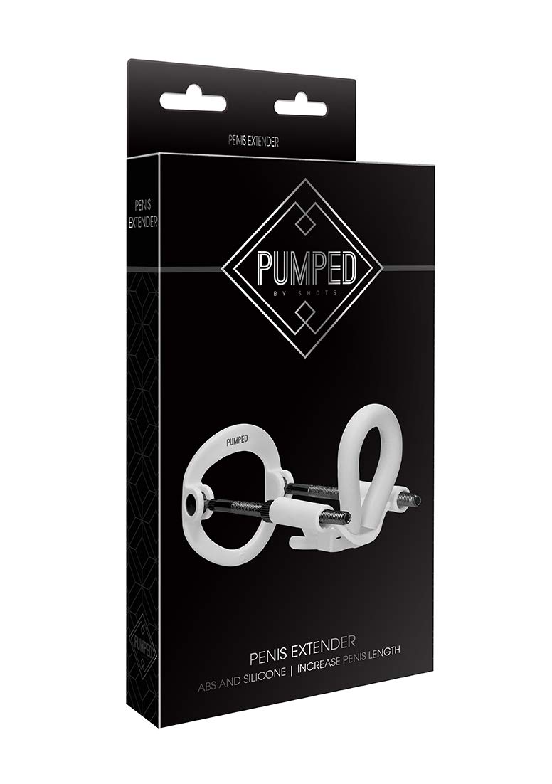 Pumped By Shots - Extensor De Pene Blanco 125 g