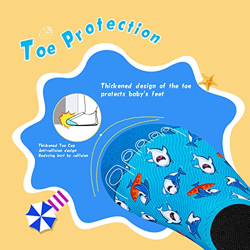 Image of WateLves Kids Water Shoes Toddler Girls Boys Barefoot Non-Slip Quick Dry Aqua Socks for Beach Swim Walking