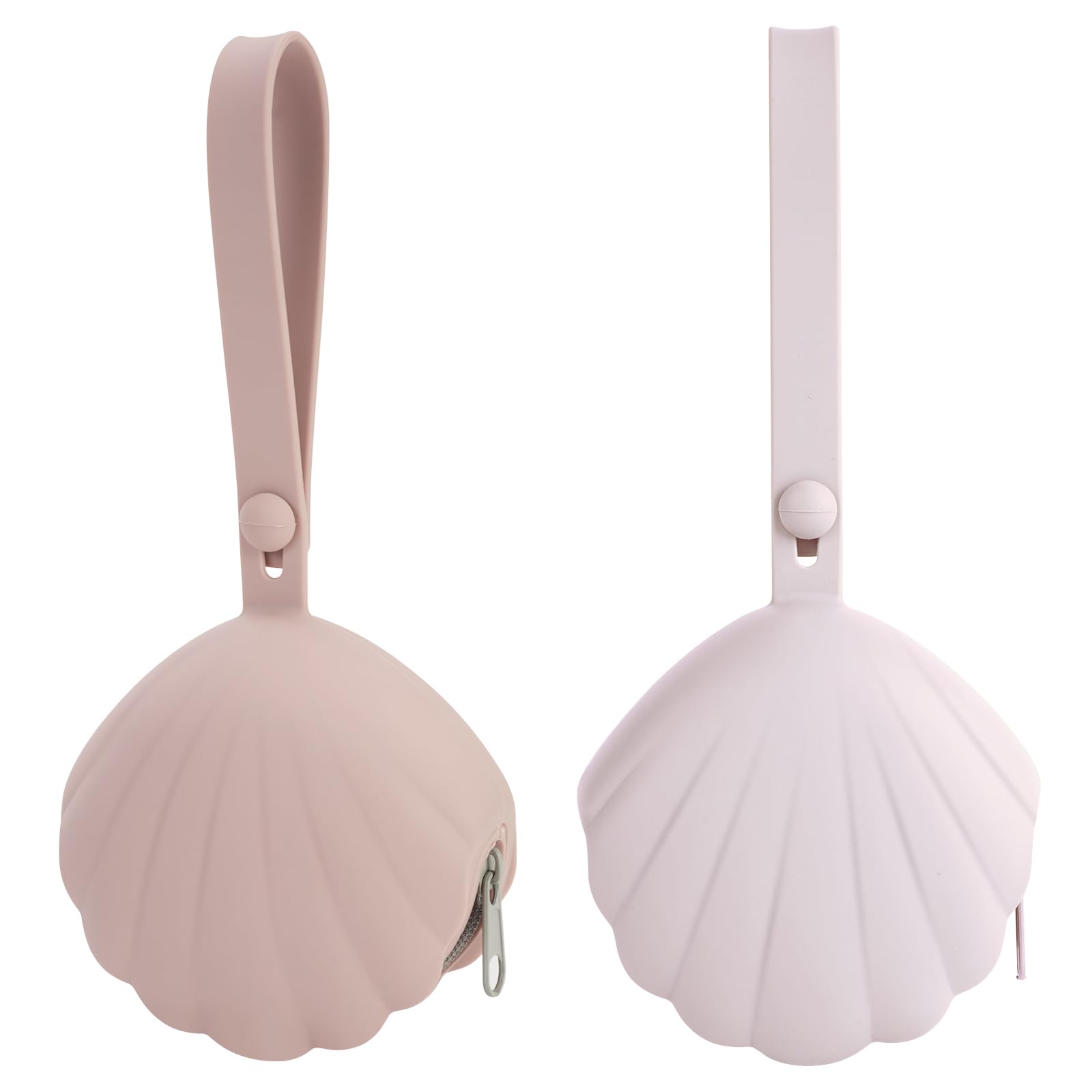 Lovbaby Silicone Pacifier Holder Case, Portable Leakproof Design Baby Pacifier Storage Case, BPA-Free, Easy Clean, 2 Pack