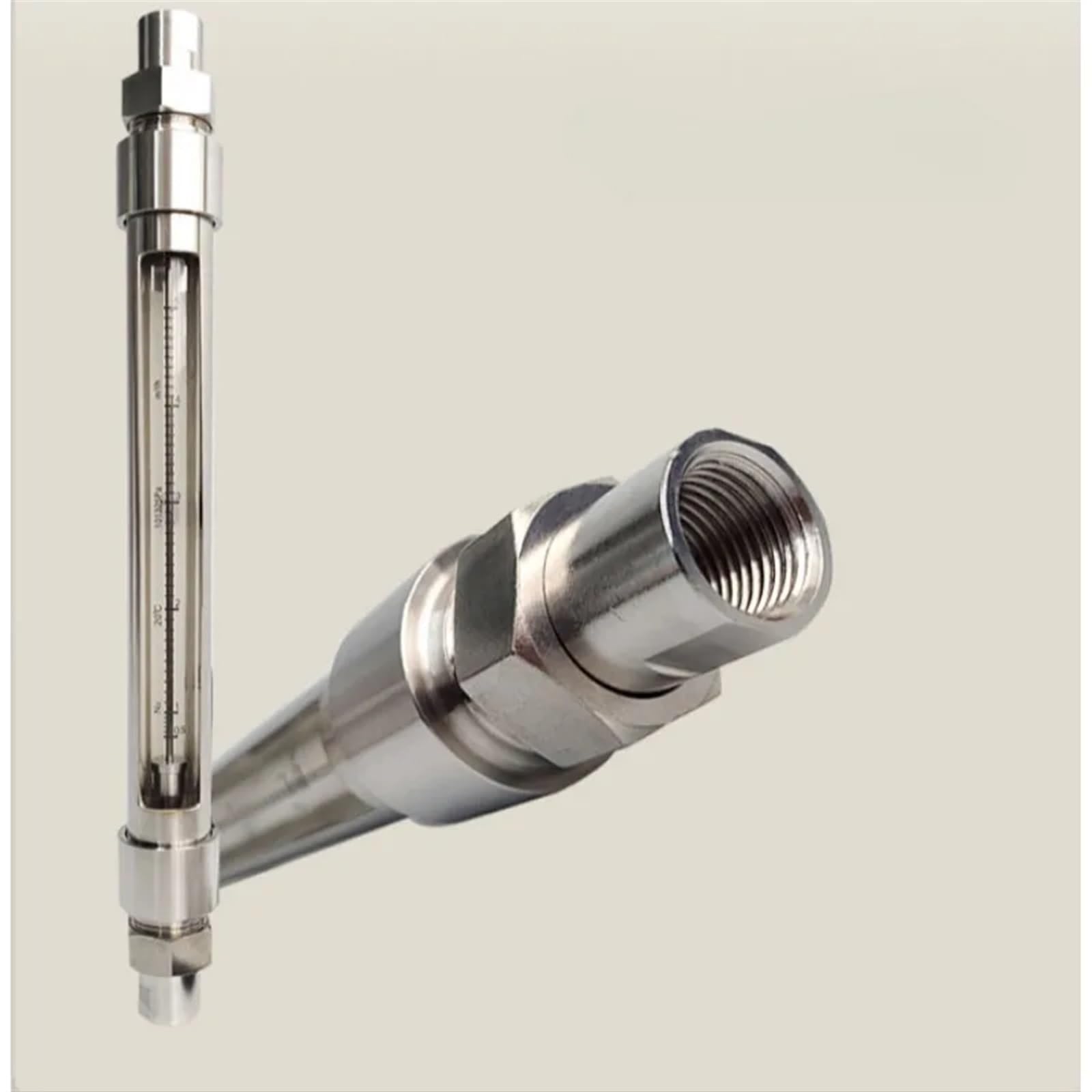 Medidor de Flujo de Rotor de Vidrio de amoníaco líquido, corrosión y Alta Temperatura, DN15, 1 ud.(Liquid6-60L H)