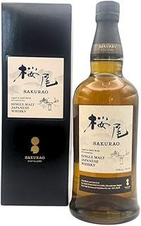 〔箱付き〕〔プレゼント用〕〔贈答用〕桜尾 シングルモルト ジャパニーズ ウイスキー〔ウイスキー ジャパニーズ 700ml 43%〕
