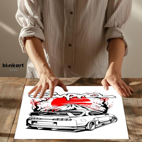 Image of BLINKART Toyota Supra MK4Car Posters Sticker Gift Items for Boys Room Wall Decor || Comes with Double-Sided Tape|| Decoration Bedroom Living Room Office Studio Decor | 12x18 In (A3) - CAR-281