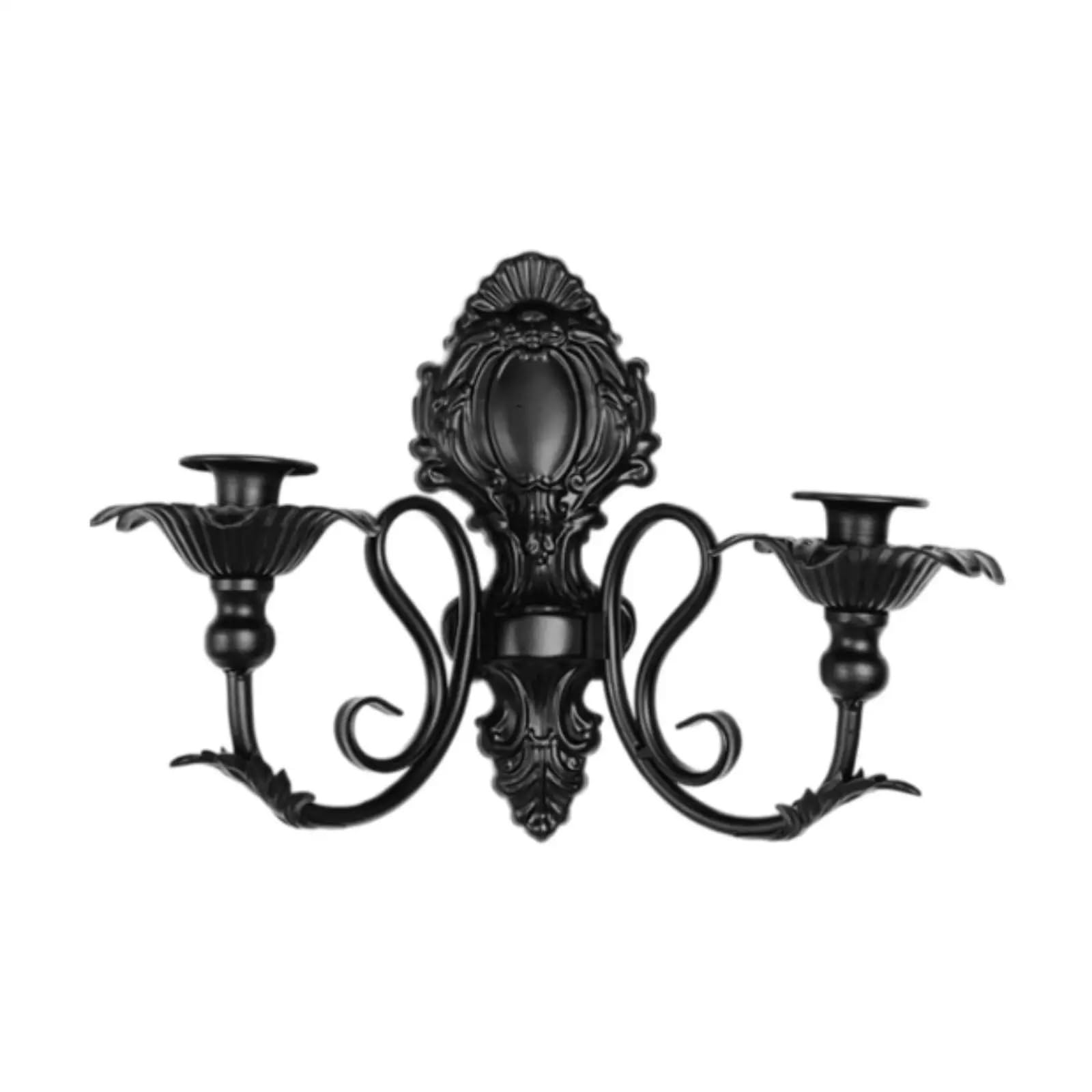 Metal Candle Sconces Art Wall Mounted Candlestick Holder for Stick Candles for Wedding Farmhouse Home Decor Party Anniversary For Living Room Fireplace Wedding(Color 2)