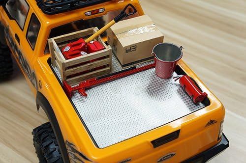 Yeah Racing Steel Diamond Plate Accessory Type A 14cm X 20cm For Crawler Tractor Truck #YA-0458
